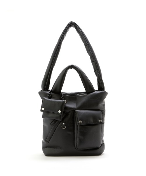 CONTROL FREAK / CTFK（コントロールフリーク）の「CONTROL FREAK(コントロールフリーク)Paddedトート（トートバッグ・レディース・ブラウン/ブラック/サックスブルー・FREE）」の22枚目の写真