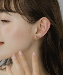 LA MUe（ラミュー）の「【LA MUE】ハートモチーフ メタルノンホールピアス（イヤリング）」