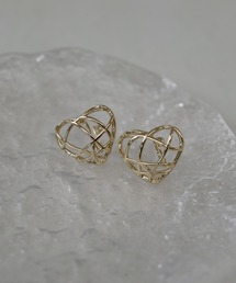 LA MUe（ラミュー）の「【LA MUE】ハートモチーフ メタルノンホールピアス（イヤリング）」