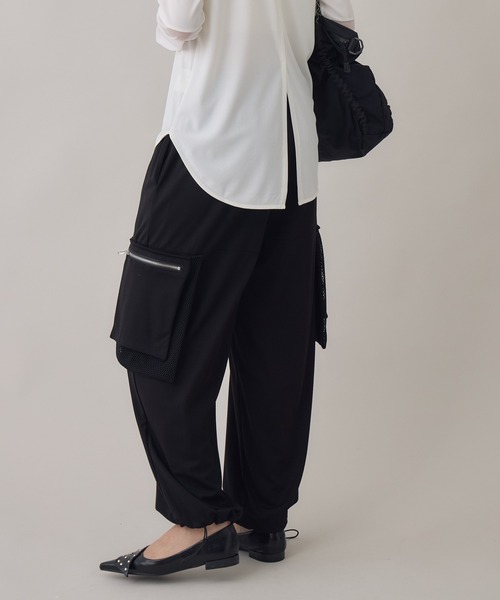 Paradise Picnic(パラダイスピクニック)の「デザインポケ付イージーパンツ(その他パンツ・レディース・ブラック/カーキ/チャコールグレー・FREE)」の15枚目の写真