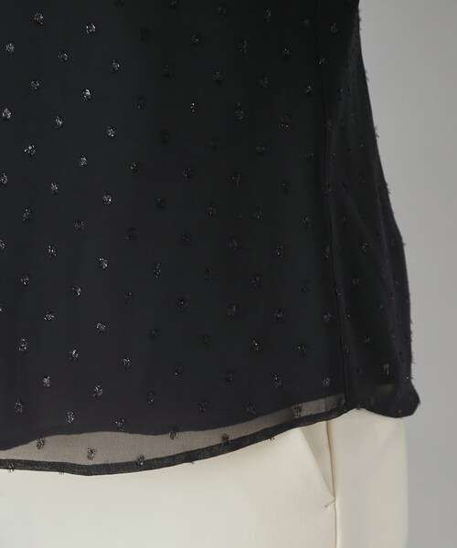 DRESSTERIOR(ドレステリア)の「【洗える/シアー素材】フィルムドットブラウス(シャツ/ブラウス・レディース・ブラック・34/38/36)」の19枚目の写真