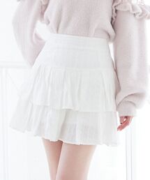 MAJESTIC LEGON | アソートティアードミニスカパン(スカート)