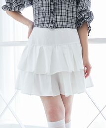 MAJESTIC LEGON | アソートティアードミニスカパン(スカート)