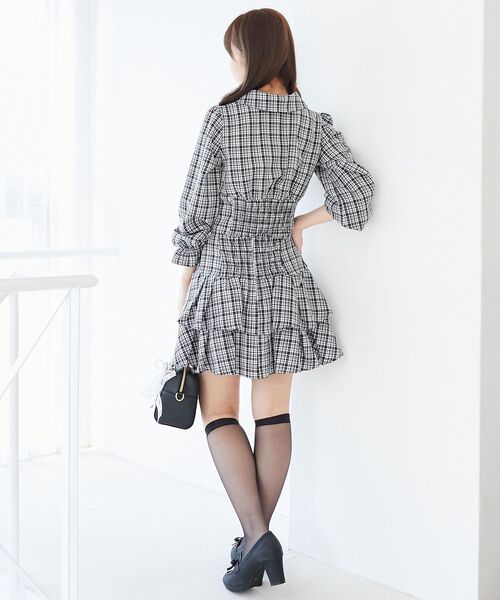 MAJESTIC LEGON（マジェスティックレゴン）の「アソートティアードミニスカパン（スカート・レディース・ホワイト系その他/グレー/ブラック/ホワイト/ダークグレー/ブラック系その他2/ブラック系その他/ベージュ系その他3・MEDIUM）」の12枚目の写真