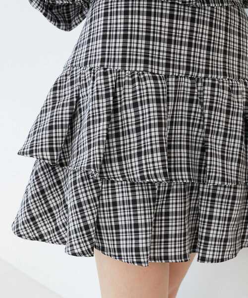 MAJESTIC LEGON（マジェスティックレゴン）の「アソートティアードミニスカパン（スカート・レディース・ホワイト系その他/グレー/ブラック/ホワイト/ダークグレー/ブラック系その他2/ブラック系その他/ベージュ系その他3・MEDIUM）」の16枚目の写真