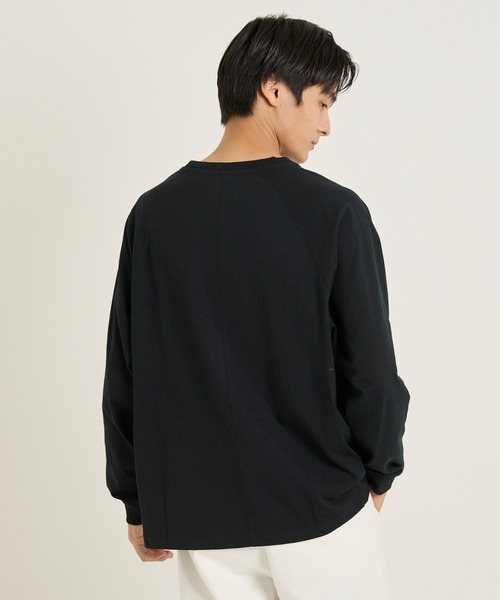 coca(coca)(コカ)の「ラグラン長袖Tシャツ(Tシャツ/カットソー・メンズ・ライトグレー/ホワイト/ブラック・M/L/XL)」の16枚目の写真
