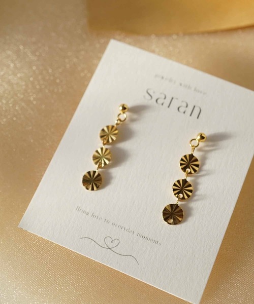 CERCA(チェルカ)の「saran jewelry/03 circle ピアス(ピアス(両耳用)・レディース・ゴールド/シルバー・FREE)」の4枚目の写真