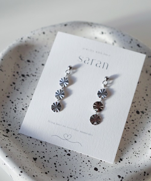 CERCA(チェルカ)の「saran jewelry/03 circle ピアス(ピアス(両耳用)・レディース・ゴールド/シルバー・FREE)」の5枚目の写真