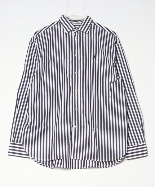 ストライプド コットン シャツ（シャツ/ブラウス）｜POLO RALPH