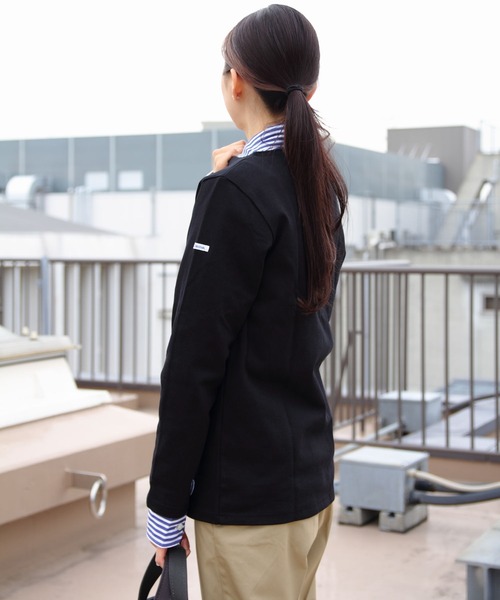 ORCIVAL（オーシバル）の「ORCIVAL/オーシバル　コットンロード ボートネックロングスリーブプルオーバー　BOAT NECK LONG SLEEVE PULLOVER B211（Tシャツ/カットソー・レディース・ブラック/ブルー/ネイビー/ベージュ/ブラウン・2）」の6枚目の写真