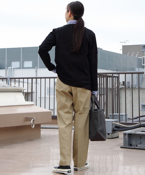 ORCIVAL（オーシバル）の「ORCIVAL/オーシバル　コットンロード ボートネックロングスリーブプルオーバー　BOAT NECK LONG SLEEVE PULLOVER B211（Tシャツ/カットソー・レディース・ブラック/ブルー/ネイビー/ベージュ/ブラウン・2）」の11枚目の写真