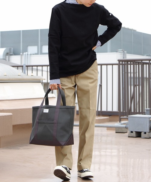 ORCIVAL（オーシバル）の「ORCIVAL/オーシバル　コットンロード ボートネックロングスリーブプルオーバー　BOAT NECK LONG SLEEVE PULLOVER B211（Tシャツ/カットソー・レディース・ブラック/ブルー/ネイビー/ベージュ/ブラウン・2）」の9枚目の写真