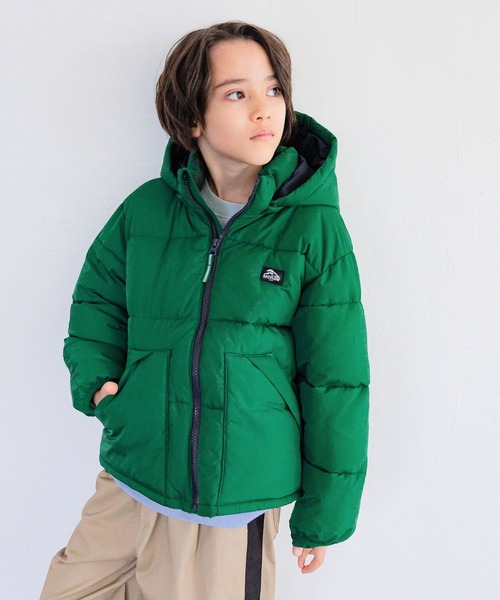 選べるサイズ展開!160cmまで♪]エアサーマルフードジャケット