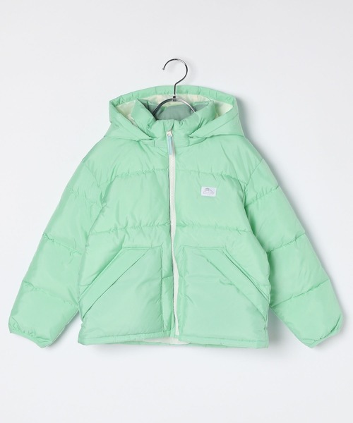 BAYFLOW（ベイフロー）の「[選べるサイズ展開!160cmまで♪]エアサーマルフードジャケット(KIDS)（ダウンジャケット/コート・キッズ・パープル/ブラック/ブルー/ミント/グリーン/ライトグレー・110cm/130cm/160cm/150cm/140cm/120cm）」の7枚目の写真