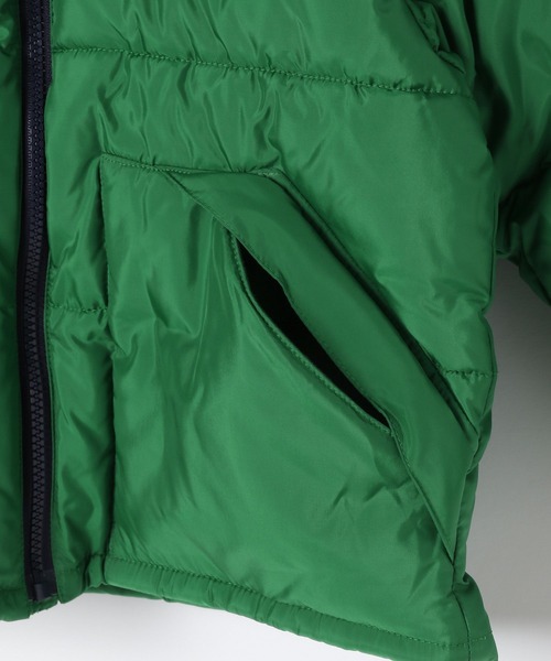 BAYFLOW（ベイフロー）の「[選べるサイズ展開!160cmまで♪]エアサーマルフードジャケット(KIDS)（ダウンジャケット/コート・キッズ・パープル/ブラック/ブルー/ミント/グリーン/ライトグレー・110cm/130cm/160cm/150cm/140cm/120cm）」の12枚目の写真