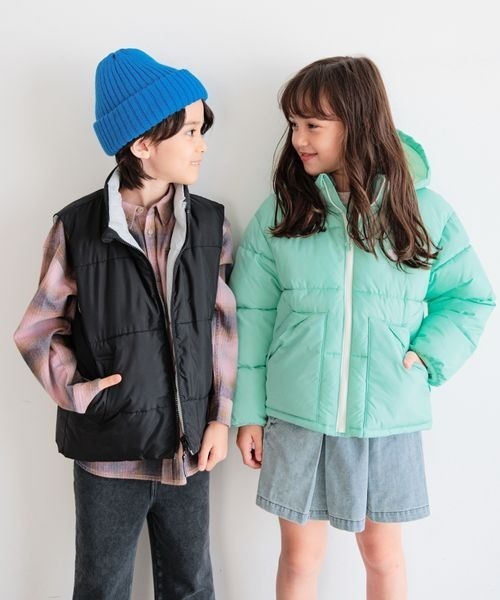 FLOW 女性kids用 選べるサイズ展開!160cmまで♪]エアサーマルフードジャケット