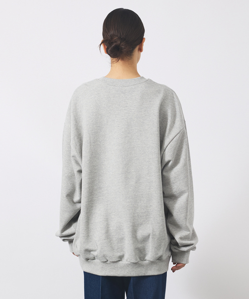 POLeR(ポーラー)の「【POLER / ポーラー】HEART LOGO EMBROIDERY CREW/ハートロゴ刺繍 クルーネックスウェット/ユニセックス(スウェット・メンズ・ブラック/グレー/グリーン・M/L)」の8枚目の写真