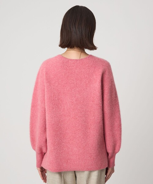 セール】FOXブレンド フォルム Vネック ニット プルオーバー（ニット