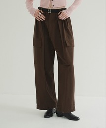 CLANE(Nl)WIDE TUCK WORK PANTS(J[Spc)