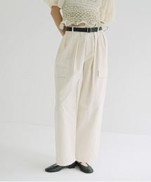 WIDE TUCK WORK PANTS