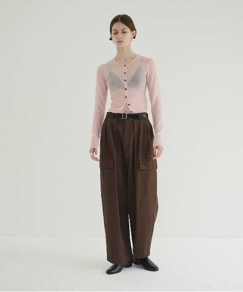 WIDE TUCK WORK PANTS（カーゴパンツ）｜CLANE（クラネ）の
