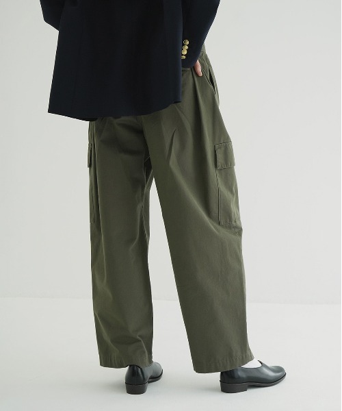 WIDE TUCK WORK PANTS（カーゴパンツ）｜CLANE（クラネ）の