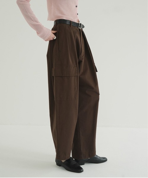 パンツ CLANE WIDE TUCK WORK PANTS WIDE TUCK WORK PANTS（カーゴパンツ）｜CLANE（クラネ）の
