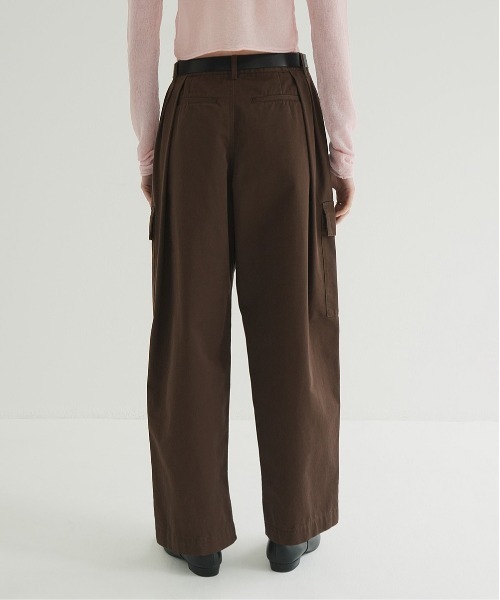 WIDE TUCK WORK PANTS（カーゴパンツ）｜CLANE（クラネ）の