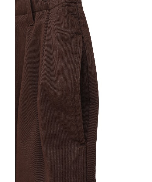 【最終値下げ】CLANE WIDE TUCK WORK PANTS クラネ CLANE WIDE TUCK WORK PANTS （KHAKI） - ファッション