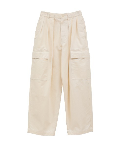 セール】WIDE TUCK WORK PANTS（カーゴパンツ）｜CLANE（クラネ）の