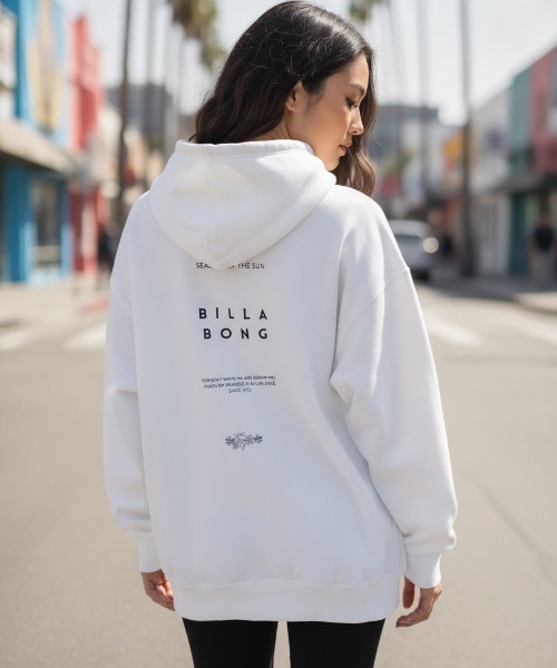 BILLABONG(ビラボン)の「【BILLABONG/ビラボン】24AW BIG LOOSE PARKA/バックプリントプルオーバーパーカー(パーカー・レディース・ブルー/ブラック/ホワイト・MEDIUM)」の2枚目の写真