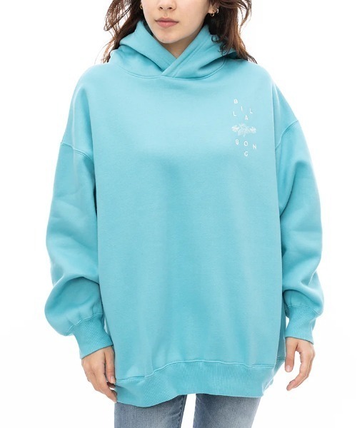 BILLABONG(ビラボン)の「【BILLABONG/ビラボン】24AW BIG LOOSE PARKA/バックプリントプルオーバーパーカー(パーカー・レディース・ブルー/ブラック/ホワイト・MEDIUM)」の7枚目の写真