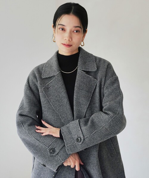 size SHORTあり］リバー テーラード ミドルコート（その他アウター