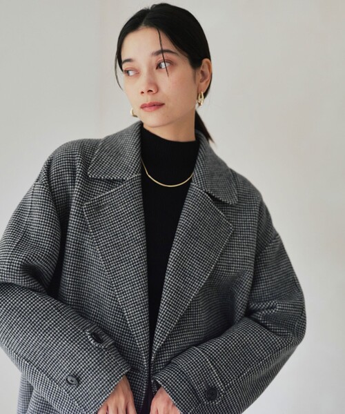 セール】［size SHORTあり］リバー テーラード ミドルコート（その他