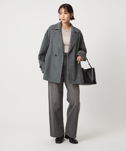 セール】［size SHORTあり］リバー テーラード ミドルコート（その他