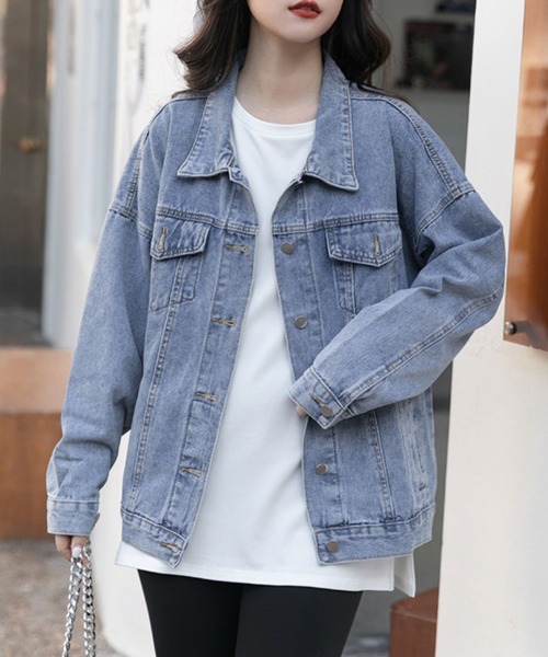 gossip!ロサンゼルス(ゴシップロサンゼルス)の「ナチュラル デニムジャケット(デニムジャケット・レディース・ブルー・S/L/M)」の15枚目の写真