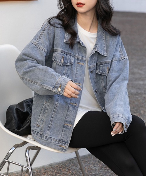 gossip!ロサンゼルス(ゴシップロサンゼルス)の「ナチュラル デニムジャケット(デニムジャケット・レディース・ブルー・S/L/M)」の17枚目の写真