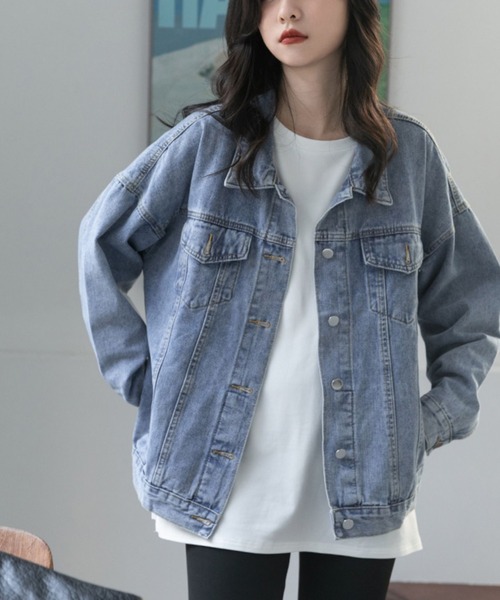 gossip!ロサンゼルス(ゴシップロサンゼルス)の「ナチュラル デニムジャケット(デニムジャケット・レディース・ブルー・S/L/M)」の20枚目の写真