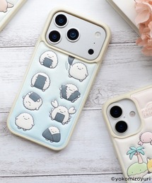 M-factory（エムファクトリー）の「iPhone17 iPhone17Pro iPhone15/14/13 なんでもいきもの ぷくぷく背面ケース（スマホケース/カバー）」