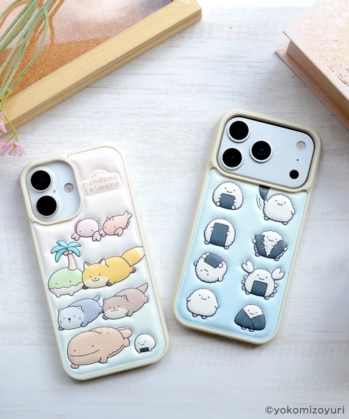 M-factory(エムファクトリー)の「iPhone18Pro iPhone17 iPhone17Pro iPhone15/14/13 なんでもいきもの ぷくぷく背面ケース(スマホケース/カバー・レディース・ブルー系その他/マルチ・iPhone 17/iPhone 17 Pro/iPhone 13/14/15)」の9枚目の写真