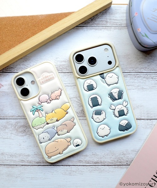 M-factory(エムファクトリー)の「iPhone18Pro iPhone17 iPhone17Pro iPhone15/14/13 なんでもいきもの ぷくぷく背面ケース(スマホケース/カバー・レディース・ブルー系その他/マルチ・iPhone 17/iPhone 17 Pro/iPhone 13/14/15)」の10枚目の写真