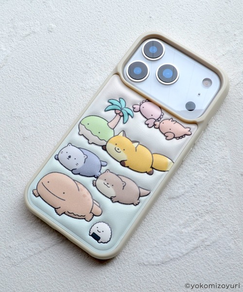 M-factory(エムファクトリー)の「iPhone18Pro iPhone17 iPhone17Pro iPhone15/14/13 なんでもいきもの ぷくぷく背面ケース(スマホケース/カバー・レディース・ブルー系その他/マルチ・iPhone 17/iPhone 17 Pro/iPhone 13/14/15)」の4枚目の写真