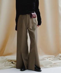 51 ブラウン パンツ FREAK'S STORE 「FREAK'S STORE」 イージーパンツ フリ