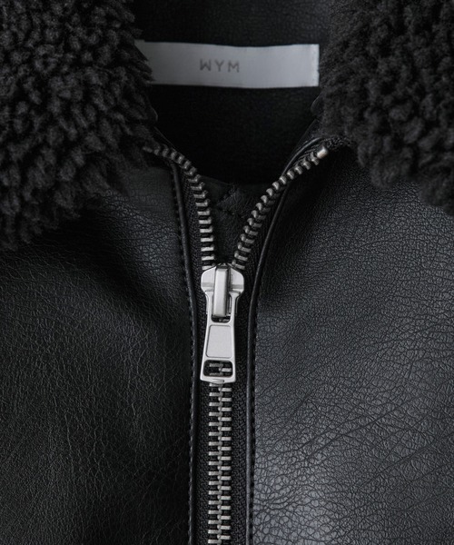 DETACHABLE BOA ARTIFICIAL GRAIN FLIGHT BLOUSON（ブルゾン