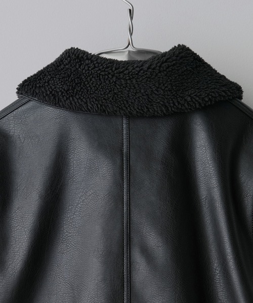 DETACHABLE BOA ARTIFICIAL GRAIN FLIGHT BLOUSON（ブルゾン