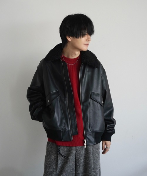 値下不可 WYM ARTIFICIAL GRAIN FLIGHT BLOUSON ARTIFICIAL GRAIN FLIGHT BLOUSON（ブルゾン）｜WYM LIDNM