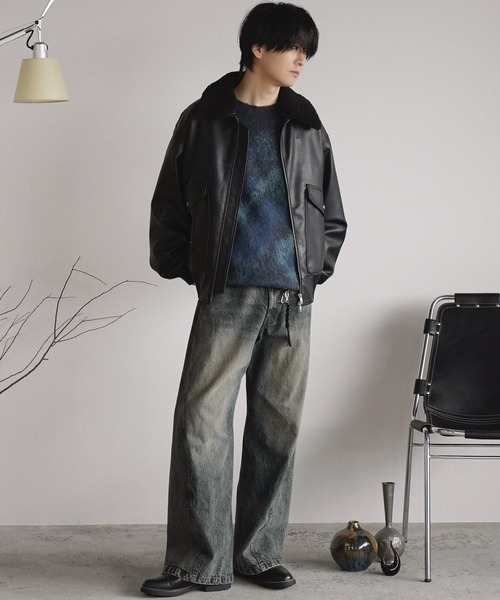 ジャケット・アウター BOA ARTIFICIAL GRAIN FLIGHT BLOUSON DETACHABLE BOA ARTIFICIAL GRAIN FLIGHT BLOUSON（ブルゾン