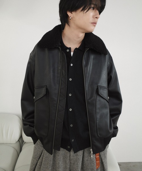 DETACHABLE BOA ARTIFICIAL GRAIN FLIGHT BLOUSON（ブルゾン）｜WYM