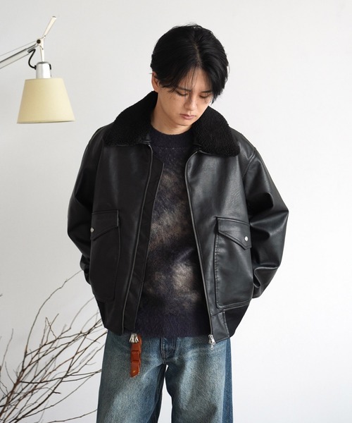 DETACHABLE BOA ARTIFICIAL GRAIN FLIGHT BLOUSON（ブルゾン）｜WYM