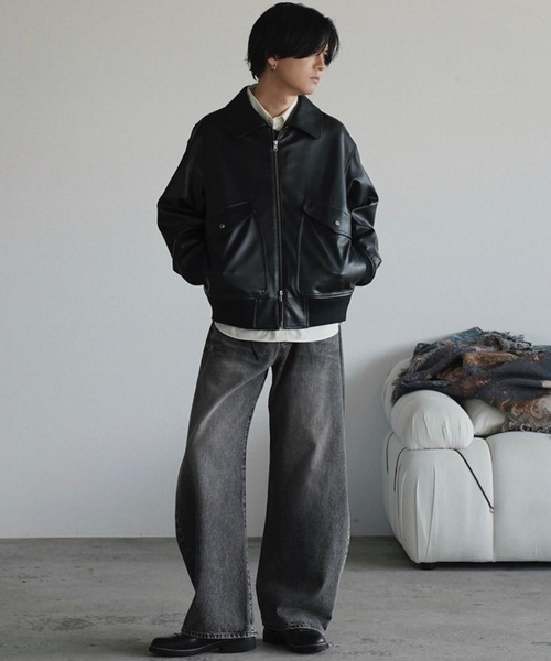DETACHABLE BOA ARTIFICIAL GRAIN FLIGHT BLOUSON（ブルゾン）｜WYM